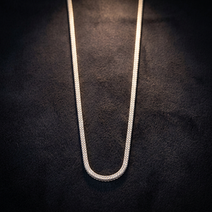 Collier chaîne en argent pour homme, design élégant à maillons, bijoux de mode en argent fin pour pull, tenue décontractée, réglable, cadeau pour homme - Product Image 3