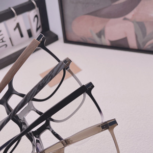 <span class=keywords><strong>2022</strong></span> nouvelle version lunettes de style rétro avec lentille plate en PC et monture TR90 pour hommes et femmes - Product Image 6