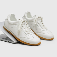 Chaussures de sport rétro en cuir PU, grandes tailles 38-46, chaussures décontractées vierges, chaussures de marche décontractées Hambo avec logo personnalisé pour hommes, usage quotidien