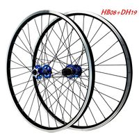 Jeu de roues de vélo de montagne 26/27,5/29 pouces, frein à disque V-Brake, avant deux roulements, arrière quatre roulements, 12 vitesses, libération rapide