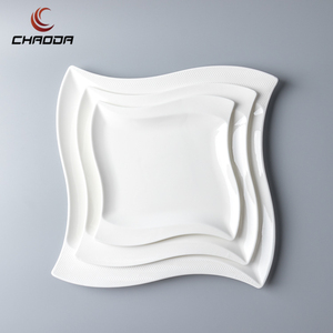 <span class=keywords><strong>Assiette</strong></span> carrée d'angle, conception de votre propre service d'assiettes, assiettes et plats en porcelaine personnalisés, vaisselle en porcelaine Chaoda de 7 à 11 pouces - Product Image 4