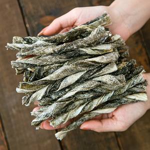 Organik doğal hava-kurutulmuş <span class=keywords><strong>Cod</strong></span> cilt köpek davranır toptan kurutulmuş <span class=keywords><strong>Cod</strong></span> balık cilt evcil hayvan atıştırmalığı çiğnemek kurutulmuş köpek aperatifler eğitim diş - Product Image 2