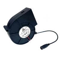 Untuk Delta Blower 9733 Turbo kipas sentrifugal Blower 12V 1.80A kecepatan tinggi dengan pengendali kecepatan variabel untuk pendingin DIY