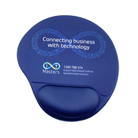 Tapis de souris ergonomique en mousse à mémoire de forme, Logo personnalisé en Silicone souple rempli de Gel de repos pour poignet d'ordinateur