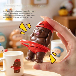 ของเล่นตุ๊กตาหมุนได้แบบไขลานสำหรับเด็ก ตกแต่งโต๊ะทำงาน สไตล์เรโทร พร้อมกลไกไขลาน สนุกสนานสำหรับเล่นและโชว์ - Product Image 2