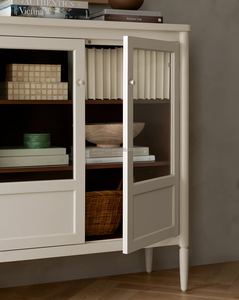 <span class=keywords><strong>Meuble</strong></span> <span class=keywords><strong>Bar</strong></span> Haut de Gamme en Chêne Massif Style Français MYHOME, Armoire à Boissons pour Salon, Personnalisable en Couleur et Taille - Product Image 5