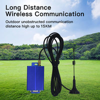 Émetteur-récepteur de données LoRa industriel 2W longue portée 30Km RS232 RS485 Modem radio sans fil pour la surveillance à distance des pipelines pétroliers et gaziers PLC