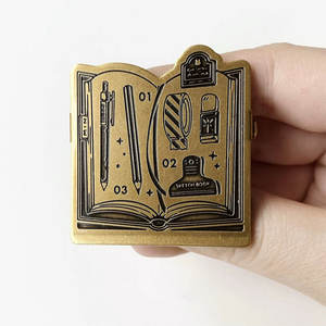 مشابك معدنية نحاسية للرسم والتخطيط بسعر المصنع، مشابك تثبيت قوية للدفاتر والفواتير - Product Image 1