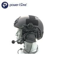 Casque anti-bruit tactique Power Time DF-3 à réduction rapide du bruit, écoute environnementale à 360°, fonction murmure, CE ROHS ISO