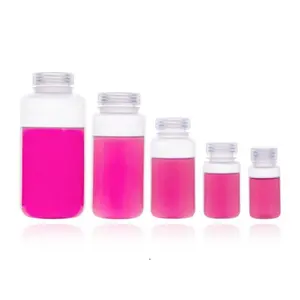 Medical PP Transparent Disposable Pharmaceutical Reagent Bottle With Wide Mouth