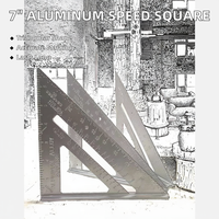 Outil d'assemblage en alliage d'aluminium de 7 pouces pour le travail du bois et le marquage de trous par les charpentiers, DIY OEM/ODM, garantie 1 an