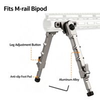 Support pliable et réglable en alliage d'aluminium à deux pieds pour extérieur