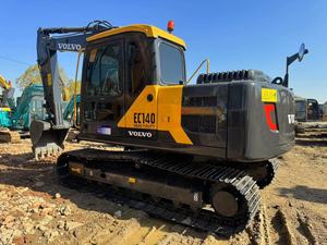 Excavadora EC140 usada <span class=keywords><strong>Volvo</strong></span> original, excavadora de segunda mano mediana casi nueva, excavadora EC140 usada de 14 toneladas - Product Image 3