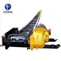Convoyeur à chaîne à haute efficacité avec moteur à engrenages, équipement de transport de matériaux en vrac de type minier, capacité de 60 t/h, 80 m