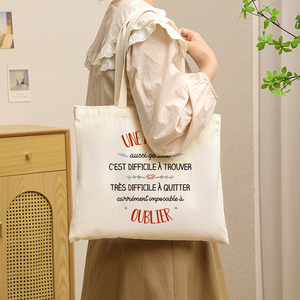 Bolsa de lona personalizada con diseño de carreras, bolso de hombro personalizado <span class=keywords><strong>para</strong></span> viaje, bolsa de compras reutilizable <span class=keywords><strong>para</strong></span> mujer con - Product Image 5