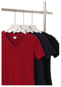 Summer <strong>Beach</strong> Vacation Clothes <strong>Women's</strong> Breathable V Neck T-<strong>Shirt</strong> Ladies <strong>Woman</strong> Short Sleeves Solid Color Tee <strong>Shirts</strong> - Product Image 4