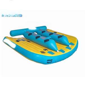 Bateau gonflable en PVC épais, type « banane aquatique », pour la navigation en mer, le surf, le « poisson volant » disco, les jouets de remorquage, la moto aquatique, le bateau rapide - Product Image 5