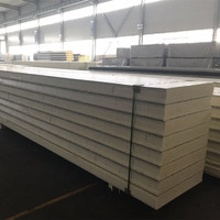 Panneau de toiture sandwich en PU, revêtement métallique isolé pour atelier d'usine et bâtiment de stockage