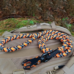 Laisse tissée à la main en macramé Laisse tissée à la main pour animaux de compagnie - Product Image 4