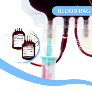 Bolsa <span class=keywords><strong>de</strong></span> <span class=keywords><strong>Sangre</strong></span> Triple Vacía <span class=keywords><strong>Anticoagulante</strong></span> para Transfusión <span class=keywords><strong>de</strong></span> Calidad Médica CPDA-1, Personalizada, Ecológica, <span class=keywords><strong>de</strong></span> Poliéster Transparente con Certificación CE - Product Image 2