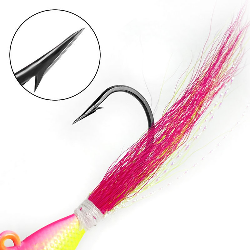 Wholesale Imitation Deer Hair Fish Head Sea Fishing Bait Wholesale Imitation Deer Hair Fish Head Sea Fishing Bait