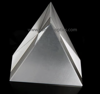 Prisme optique triangulaire équilatéral en verre, cube d'angle, lentille optique laser personnalisée, haute transmission, taille optionnelle