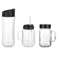Mixeur avec carafe de 1,0 L, idéal pour les smoothies et les milkshakes du petit-déjeuner ou de l'après-midi, les boissons glacées, les aliments pour bébés, les pâtes et bien plus encore.