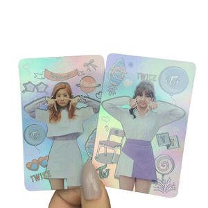 Carte postale couleur double face personnalisée de haute qualité kpop holographique Kpop pour collection - Product Image 1