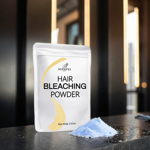 Runjia Chất Lượng Cao Chuyên Nghiệp Mỹ <span class=keywords><strong>Ph</strong></span>ẩm Cấp 8-Cấp DIY Tóc Sáng Bột Tẩy 100G/3.53Oz Nhẹ Nhàng Sức Mạnh Màu Tóc - Product Image 2