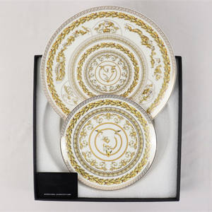 Plato de Porcelana Fina con Diseño Creativo en Forma de V, Vajilla para Hotel, Plato para Bistec, Plato para Ensalada - Product Image 1
