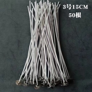 Vente en gros de mèches de bougie en coton enduit de cire de paraffine pré-ongulée pour la fabrication de bougies - Product Image 5