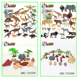 Animales de juguete de plástico para niños, Set de 50 unidades - Product Image 6