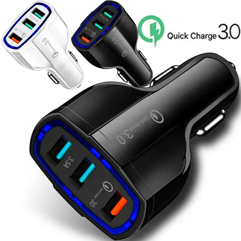 High Speed 5V 2A 3 USB-Anschlüsse Auto ladegerät Universal-Netzteil Für iPhone IPad Samsung Android-Handy GPS-PC