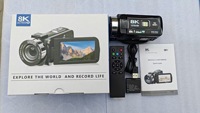 8K WiFi HD dijital kamera dokunmatik ekran el otomatik Video kayıt seyahat düğün için VLOG-10x optik CMOS Nightshot