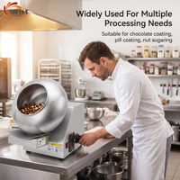 XL-Food Grade Stainless Steel Coating Machine, Sugar Chocolate Coating Equipment for Peanut, Nut & Candy Production