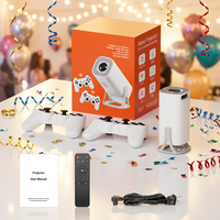 Projecteur de poche LED Junuo S40 150 ANSI H723 Android 14 à courte focale avec haut-parleurs intégrés pour cinéma maison et jeux 720P