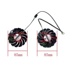 พัดลม GPU ขนาด 87 มม. รุ่น PLD09210S12HH สำหรับการ์ดจอ <span class=keywords><strong>Msi</strong></span> Radeon Rx <span class=keywords><strong>5600</strong></span> <span class=keywords><strong>Xt</strong></span> 5700 5700 <span class=keywords><strong>Xt</strong></span> Mech - Product Image 5