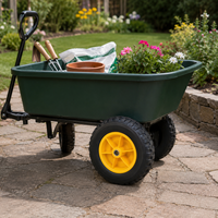 Roue de chariot de jardin robuste de 10 pouces avec pneu PP plein pour équipement professionnel de paysagisme