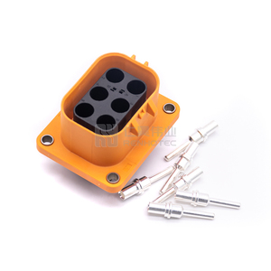 قابس ومقبس لسيارة EV بجهد عالي 6Pin 16A 23A 35A 50A - Product Image 3