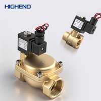 Válvula Solenoide de Latón 0927000 0927200, Tipo Diafragma de 16 Bares, Válvula Eléctrica Normalmente Cerrada para Agua, Aire Comprimido y Aceite Ligero