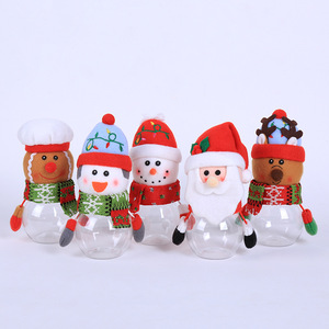 <b>Gift</b> New Year Christmas Candy Jar Christmas Decorations for Home Child Kids Storage Bottle Santa Bag <b>Sweet</b> Christmas <b>Box</b> - Product Image 1