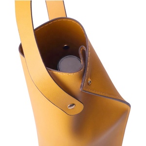 Túi Đựng Chai Rượu Đơn Logo Tùy Chỉnh Túi Đựng Rượu Bằng Da Có Tay Túi Đựng Rượu Xách Tay Làm Quà Tặng Dã Ngoại - Product Image 3