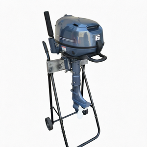 Moteur hors-bord 6HP 4 temps à essence, moteur de bateau portable, propulsion marine, modèle F6, origine Texas, multi-tension, pour la pêche - Product Image 1