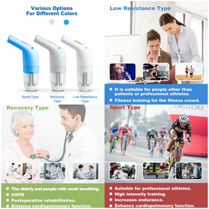 Reniflard de puissance de vente chaude plus dispositif intelligent de renforcement des poumons et de formation de respiration de résistance - Product Image 6