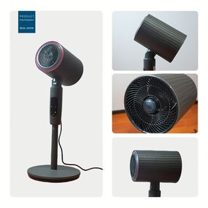 Venta Directa de Fábrica: Secador de Pelo Manos Libres con Iones Negativos, Ventilador Enfriador de Aire, Ventilador de Pie con Altura Ajustable, Ventilador Europeo VDE - Product Image 6