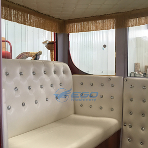 Calèche de Mariage Électrique 2025 à 4 Roues, Traditionnelle, Royale et Luxueuse, Tirée par des Chevaux, Prix Usine, pour Tourisme, 1 à 3 Personnes - Product Image 5
