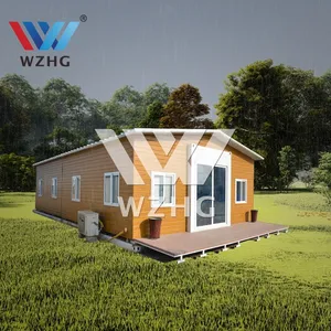 slope roof standard container houses 40 feet luxury houses prefabricated homes modern villa prefab modular home