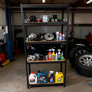 رف تخزين منزلي متين 5 طبقات وحدة رفوف بلا بولتليس للمطبخ غرفة المعيشة رف رف - Product Image 6