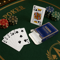 Cartes à jouer en papier écologiques personnalisées avec logo sur mesure et boîte en papier pour une utilisation promotionnelle et des jeux en famille