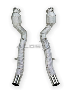 Colectores de Escape V8 Turbo para Ferrari <span class=keywords><strong>GTC4Lusso</strong></span> T 3.9T 2017-2019, Kit de Tubo de Escape de Alto Rendimiento SS304 - Product Image 2